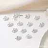 Joias para Unhas Artísticas Transfronteiriças Laço Metal Liga de Zinco Unha para Usar Joias de Unha Fabricante Atacado Unha Artística Borboleta