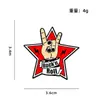 Broche de Rock Band, Icono de Gesto de Rock Famoso Europeo y Americano, Decoración de Ropa de The Beatles, Insignia Metálica Ecológica