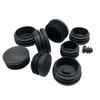 Venta al por mayor de tapones de acero inoxidable para tubos, cabezales de sellado de plástico, tapones redondos para tubos, almohadillas para patas de silla, tapones planos para tubos.