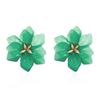 Pendientes Europeos y Americanos Transfronterizos Nuevos Exagerados Estéreo de Acrílico con Forma de Pétalo de Flor Diseño Nicho Pendientes Coloridos para Mujeres