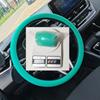 Funda de volante de silicona multifuncional para coche, unisex, clásica, antideslizante, absorbente del sudor, resistente al desgaste, para las cuatro estaciones, funda deportiva para coche