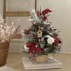 Adornos para Árbol de Navidad Escritorio Navideño Árbol de Navidad Navidad DIY Set de Árbol de Navidad Pequeño Venta al por Mayor en Stock Q2