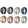 Adequado para Apple Iwatch10/9/8 Pulseira de Relógio Milanesa S10 Elegante Fivela Magnética de Aço Inoxidável Meia-Lua Pulseira de Pulso