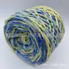 Directo del FabricanteColor Degradado Cielo Estrellado Hilo Iridiscente 3.0mm Hilo de Algodón Hueco Hilo para Tejer a Mano Crochet DIY