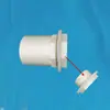 Lienzo Estanque de Peces Salida Tubería de Drenaje de PVC Rosca Interna Rosca Externa Conector Recto de Paso Plástico Accesorios para Tanque de Agua Rosca Interna Directo