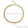 Collar de Hueso de Serpiente de Diseño Nicho Europeo y Americano Cadena de Hueso de Serpiente con Diamantes Collar de Acero de Titanio Chapado en Oro de 18K para Mujer Collar Transfronterizo