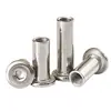 M5M6M 8 aço inoxidável 304 cabeça chata inclinada borda invertida móveis soquete sextavado porca de par lock nut porca de batida de topo splint nut