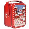 Lata portátil de folha de flandres latas de estanho latas de doces latas de doces de Ano Novo latas de doces de folha de flandres latas de doces Coelho Branco