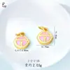 Retención de Color Alta Arena Vietnamita Oro Gota de Aceite Meta de 100 Millones Bolsa con Cierre de Seguridad Colgante para Zapato Cabeza de Tigre Accesorios Estilo Chino DIY Venta al por Mayor