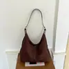 Cross2026 Outono Novo Grande Capacidade Bolsa Feminina de Ombro Único Diária Casual Retrô Simples Bolsa de Axila Bolsa Tote