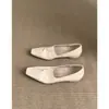 Zapatos de Cuero Retro de Moda y Estilo Suave con Plataforma para Mujer 2026 Nuevos Mocasines Versátiles de Punta Cuadrada