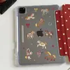 Case Protetor Fofo de Pônei com Bolinhas para Tablet Apple iPad Air Fivela Mini Suporte para Caneta Pro Desenho Animado 10ª Geração