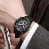 1 pieza - Reloj de Pulsera de Moda para Hombre Lujoso Original Reloj para Hombre Correa de Silicona Deportivo Cuarzo Reloj Masculino Regalo