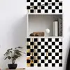 50 peças de adesivos de parede mini mosaico espelhado autoadesivos para parede de fundo de sala de estar, cozinha, banheiro, vendas diretas da fábrica