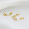 Pacote de ouro 14K pulseira com fecho tipo semente de melão pingente de alfinete olho de ovelha pingente de colar de pérola acessório de pingente DIY feito à mão paleta