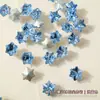 Uñas Postizas Decoradas con Pedrería para Uñas Stiletto de Copo de Nieve Súper Brillante Nuevos Cristales para Uñas de Flor de Hielo Navideña Colores Mixtos Decoraciones para Uñas