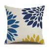 Funda de Almohada Estilo Mediterráneo Nórdico Moderno Patrón Geométrico Almohada de Oficina Funda para Cojín de Sofá de Coche