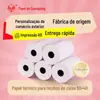 Recibo Térmico Papel de Caixa 8040 Papel de Impressão para Viagem 80x40 Núcleo de Tubo Pequeno Papel Térmico Penalidade de Tráfego Papel Único Caixa Completa