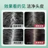 Shampoo Zhizhang Artemisia Annua para Cuidados com o Couro Cabeludo Anticaspa, para Limpeza e Volume dos Cabelos, Adequado para Estudantes que Ficam Acordados até Tarde e Têm Queda de Cabelo