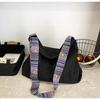 Bolso Tote de Pana de Moda Grande para Mujer 2025 Nuevo Estilo Coreano Casual Gran Capacidad Bolso de Hombro Bolso Cruzado de Nicho