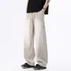 Nuevos Jeans de Tencel 2026 para Hombre, Corte Recto Holgado, Estilo Americano Moderno, Degradado, Curvos, Casual, Pantalones de Primavera/Verano