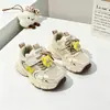 Sapatos Esportivos Infantis Little Duck Malha Dupla Tamanhos 23-27 Sapatos Esportivos para Crianças Sapatos de Menino Solado Macio Sapatos para Bebê Andar Sapatos Esportivos para Crianças