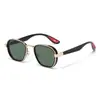 Óculos de Sol Novo Estilo Moda Tendência Personalidade Nicho Metal Óculos de Sol Proteção UV Estilo Transfronteiriço Europeu e Americano Comércio Exterior Atacado