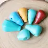 Accesorios Conector de Tres Vías Integrado Turquesa Magnesita, Componentes de Cuentas Bodhi Estrella y Luna Vajra Buda, Cuentas Accesorias Artesanales Hechas a Mano, Cabeza de Buda
