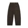 Pantalones de Chándal Yutang "Mezcla de Lyocell" Estilo Old Money Felpa de Chenilla Corte Holgado Pierna Recta Pantalones Casuales para Hombre en Otoño e Invierno