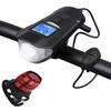 Computadora Inteligente para Bicicleta, Linterna de Ciclismo, Faro para Ciclismo Nocturno, Bocina con Carga USB Impermeable, Certificado CE