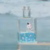 Céu Estrelado Mini Frasco Quadrado Gota de Óleo Astronauta Ampulheta Líquida Meninos e Meninas Frasco de Deriva Decoração de Mesa Pequenos Enfeites