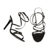 Sandálias de Salto Ultra Alto com Tira Fina para Mulheres, Sandálias de Moda com Bico Aberto e Bico Arredondado, Sapatos de Moda