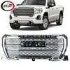 Aplicable a 19-21 Sierra 1500 Denali Parrilla Superior Cromada Frontal 84508282 84508286