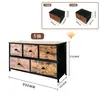 Gabinete de Almacenamiento con Cajones para el Hogar Cómoda Multifuncional Gabinete de Almacenamiento Sencillo Estantería para Sala de Estar Gabinete de Lado de Pared Gabinete de Mesita de Noche para Dormitorio