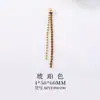Venta al por mayor de fábrica pendientes diy accesorios de joyería semiacabados materiales gancho de oreja largo pendientes colgantes pendientes pendientes tapones para los oídos