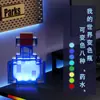 Luminária de Minério de Diamante do Minecraft, Garrafa de Poção que Muda de Cor, Luminária de Noite Modelo de Tocha do Minecraft, Dimerizável