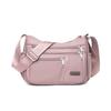 Bolsa feminina casual de nylon, bolsa transversal versátil, viagem na moda, bolsa feminina simples e leve, bolsa de ombro de grande capacidade