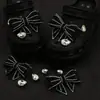 Estampado de leopardo retro ins Crocs accesorios DIY estilo desierto flores para zapatos hebilla de zapato de mujer decoración flor de rosa linda desmontable