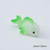 Simulación caricatura miniatura carpa luminosa resina hecha a mano DIY accesorios pegamento crema adornos pecera