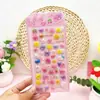 Pegatinas de Relieve Estéreo 3D Transfronterizas de Papel Lindas de Dibujos Animados Pegatinas Decorativas para Diario Infantil Pegatinas Creativas para Teléfono Móvil Venta al por Mayor