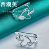 Lago del Oeste hermosa joyería de plata cristal en forma de corazón clip para la oreja de circonio femenino joyería aretes joyería fábrica venta al por mayor
