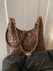 Bolso de Cadena Bordado Acolchado Estilo Tweed Bolso de Axila para Mujer 2025 Nuevo Otoño e Invierno Ropa de Trabajo Bolso Versátil de Hombro Cruzado
