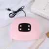 Nueva lámpara USB roja para uñas blanqueamiento no oscurece la mano 20 cuentas de lámpara de doble fuente de luz lámpara de secado de esmalte de uñas en gel