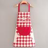 Delantal impermeable y a prueba de aceite para adultos, ropa de trabajo con dibujos animados para imprimir, ideal para cocina, hogar y catering.