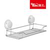 Estante de Almacenamiento para Baño con Ventosa, Estante de Almacenamiento y Organización de Acero Inoxidable Montado en la Pared sin Perforaciones para Inodoro, Baño, Lavabo
