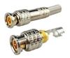 Conector BNC sem solda de 10 peças Conector de cabo de vídeo de monitoramento sem solda Conector BNC Soldagem SDI Cabeça Q9
