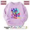 Ropa nueva de moda popular de otoño e invierno, suéter de cuello redondo suelto para niños y niñas, periférico del circo digital mágico