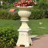 Columna Romana Macetero Patio de Villa Entrada Grande de Pie Exterior Jardín Balcón Adornos Decorativos Maceta