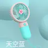 Ventilador de Mano Lindo de Dibujos Animados Regalo Souvenir con Diseño de Frutas y Flores, Soporte de Teléfono Perezoso Portátil para Escritorio con Función de Carga
