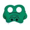 Máscaras de Ojos Decorativas Navideñas y de Halloween para Niños en Stock Transfronterizas, Máscaras de Tela No Tejida de Fieltro, Estilos Creativos de Animales
